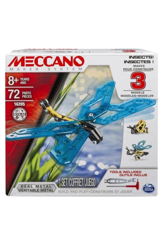 Meccano 3-Insects Model Set, multi, 20071454