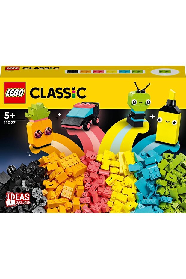 ® Classic Creative Neon Fun 11027 - Construction Set for Children Ages 5 and Up (333 Pieces) - 3