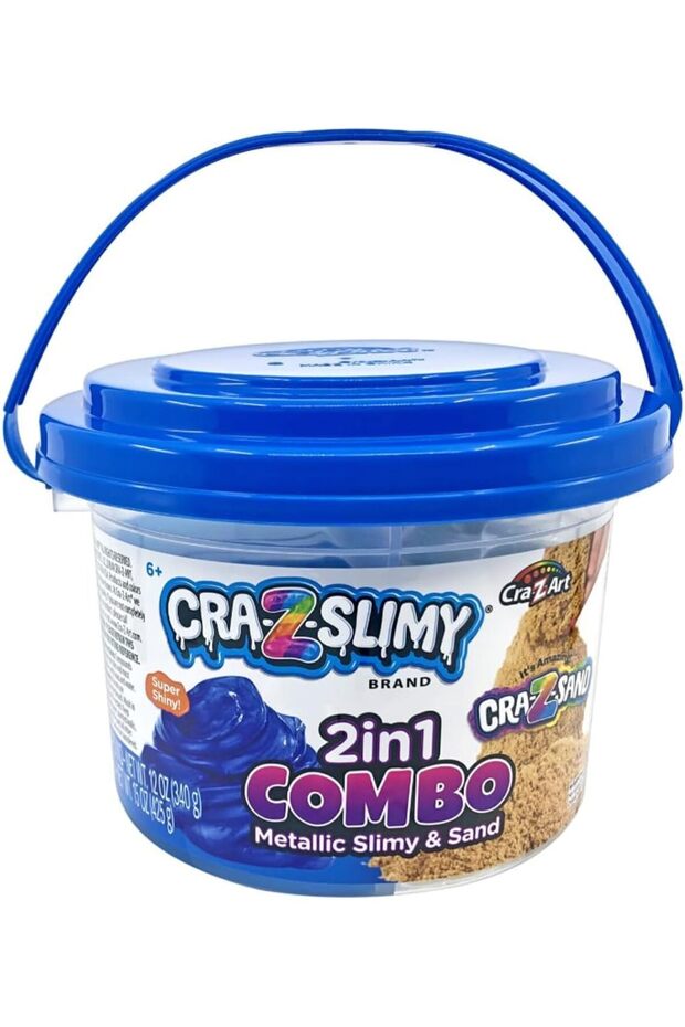 Cra-Z-Slimy 2-in-1 Slimy Sand Combo Bucket CA-60110 - 1