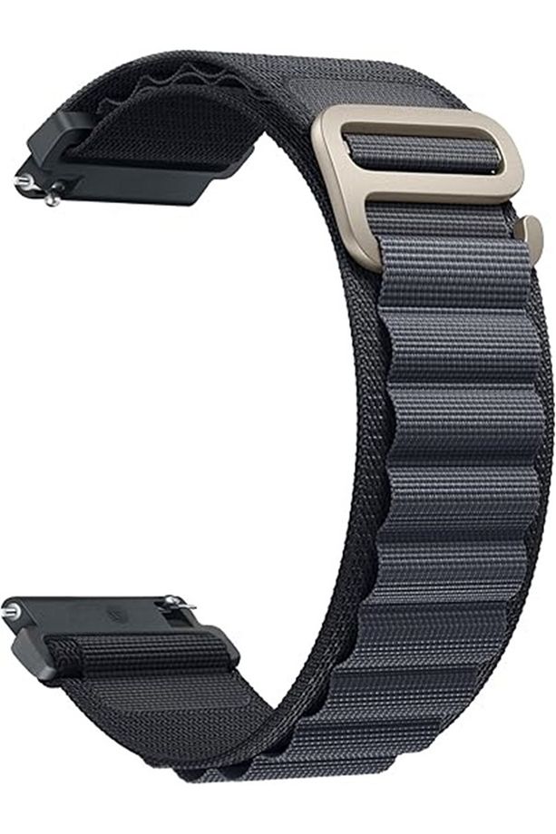 Xiaomi Watch S1-S1 Active/S2/S3/Mi Watch Uyumlu 22mm Alpine Loop Kumaş Kordon - 1