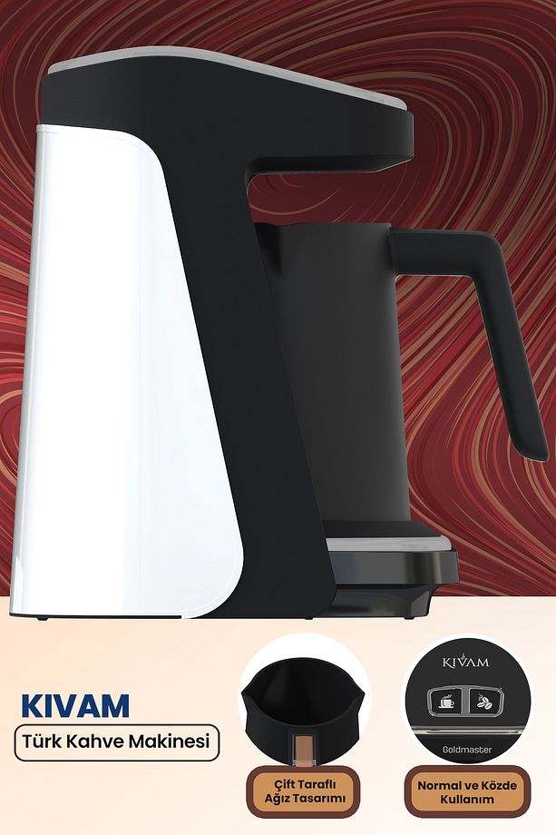 Avantajlı İkili Set Paketi Dokunmatik Airfryer Sıcak Hava Fritözü Geniş Hazneli  Türk Kahve Makinesi - 7