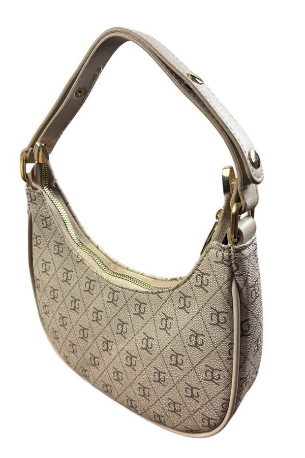 Celia Monogram Omuz Çantası - 4