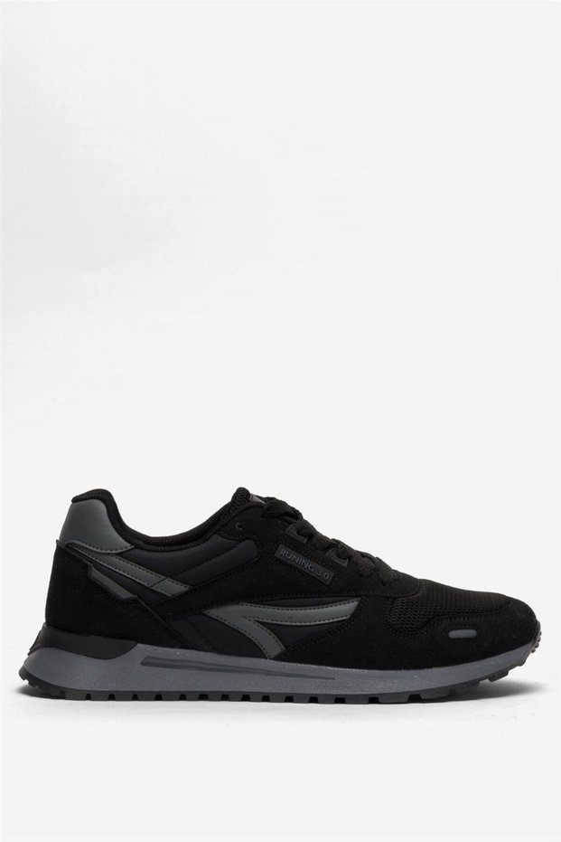 Men's Orthopedic Daily Walking Running Sneakers Sports Shoes Black
