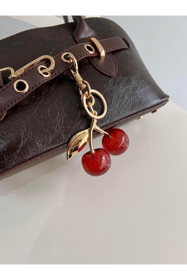 إكسسوار حقيبة إكسسوار الحقيبة شكل الكرز الفاتح - 3