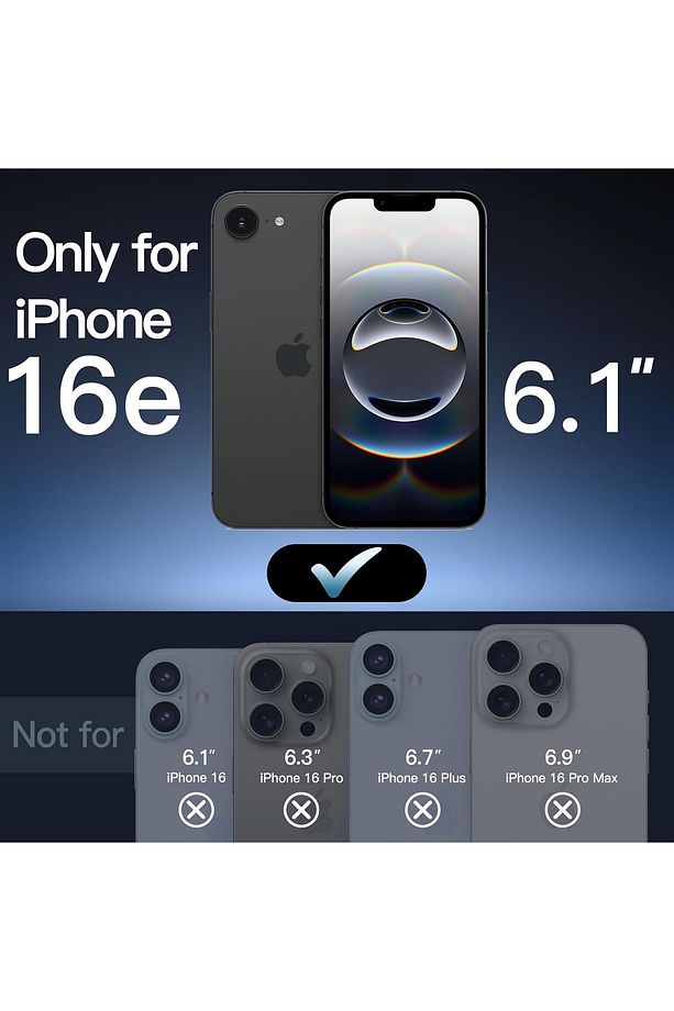 iPhone 16e Kılıf Mat Magsafe Şarj Özellikli Darbe Önleyici Hassas Butonlu Renkli Yumuşak Kenarlı - 2