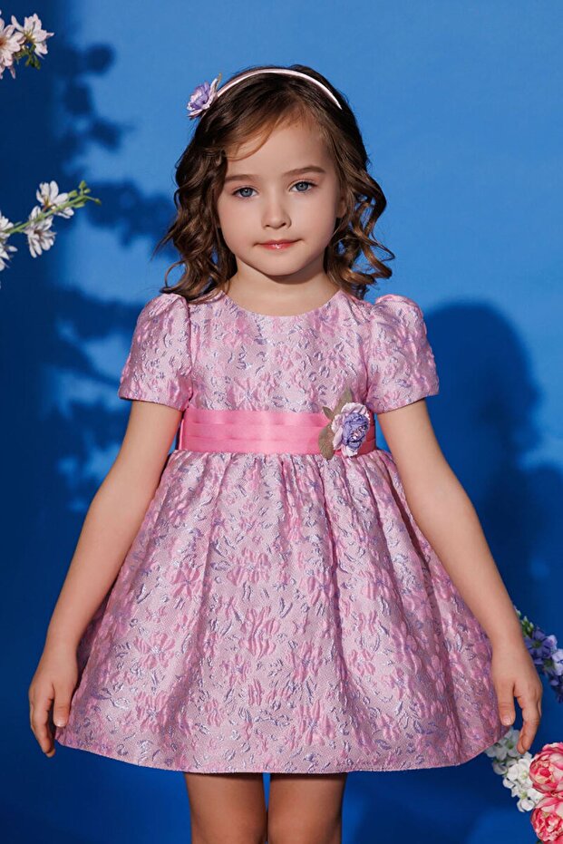 35345Pr 6/24 Months Powder Dress