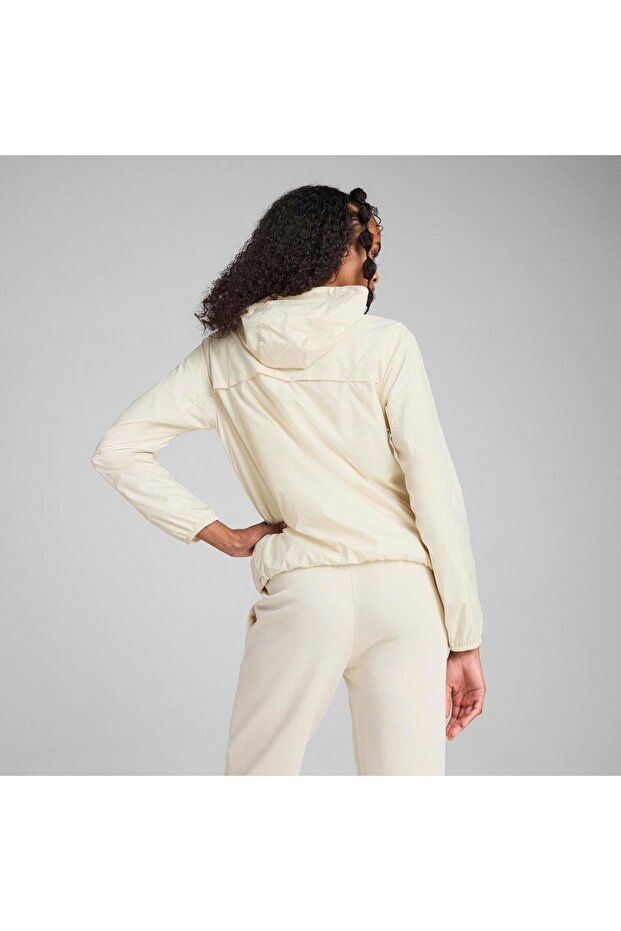 Ess Regular Windbreaker Kadın Bej Rüzgarlık 68513387 - 4