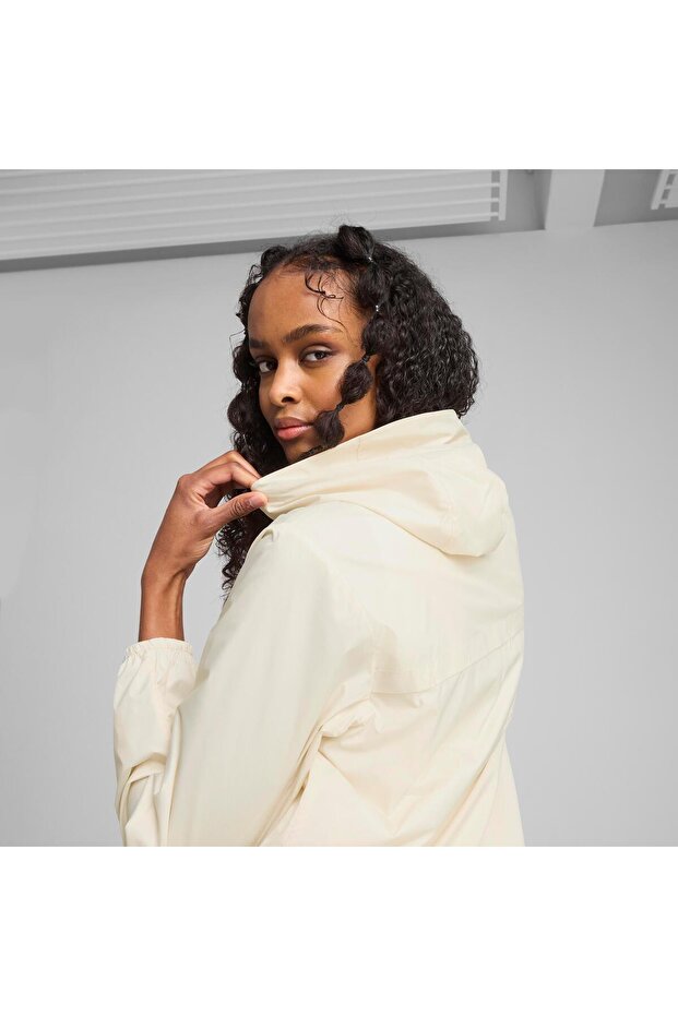 Ess Regular Windbreaker Kadın Bej Rüzgarlık 68513387 - 2