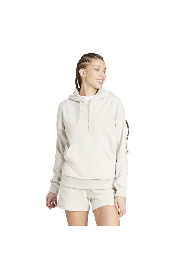 Essentials Small Logo French Terry Kapüşonlu Üst - 1