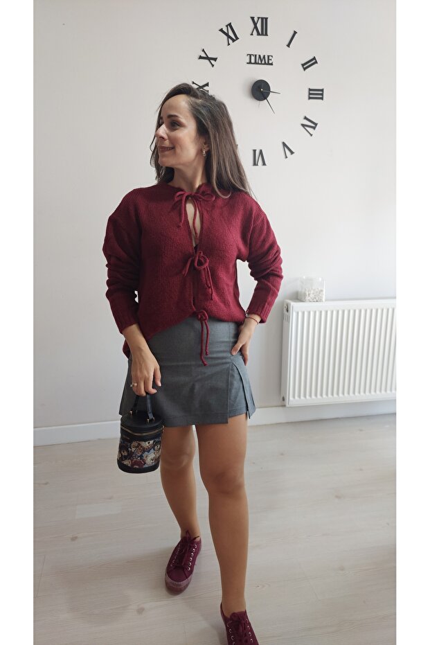 Şortlu Kısa Etek - 2