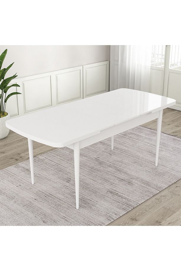 Mutfak Masa Kelebek Masa Ahşap Masa Açılır Kapanır 6 Kişilik Masa 80x170 - 4
