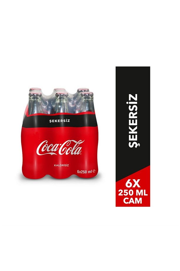 Coca Cola Şişe Zero 250 ml 6 Adet (6LI PAKET HALİNİN FİYATIDIR) - 1