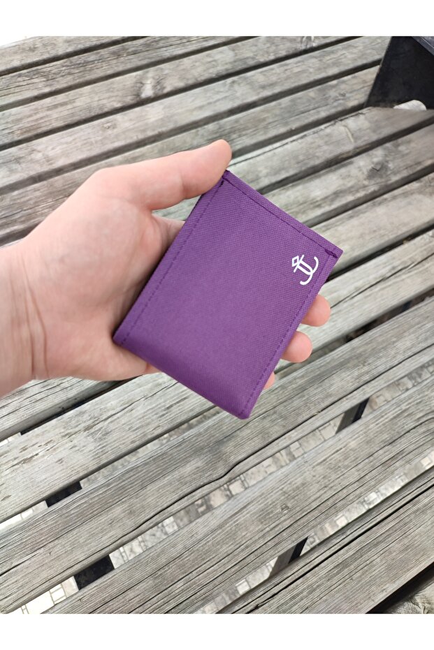 Unisex Wallet with Velcro Zipper Keychain Coin Compartment / Horizontal Sports Wallet