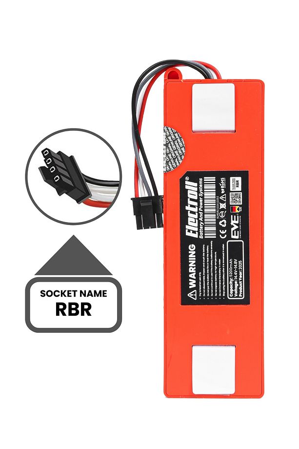 Roborock S5 Max Uyumlu Batarya (ORJİNAL KAPASİTE) 5200mah Kutulu Robot Süpürge Pil Değişimi - 6