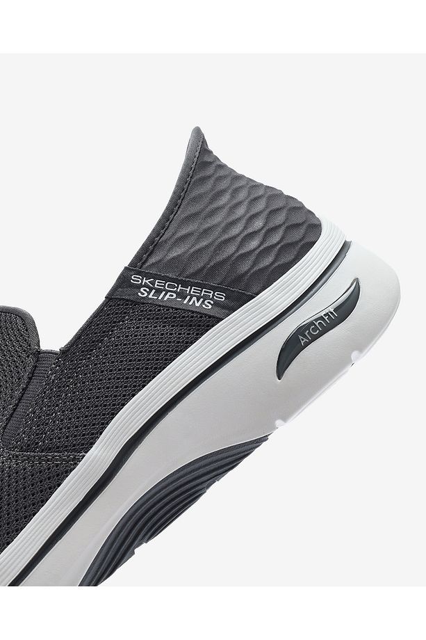 Go Walk Arch Fıt 2.0 - Hands Free 2 Erkek Gri Yürüyüş Ayakkabısı 216600 Char - 7
