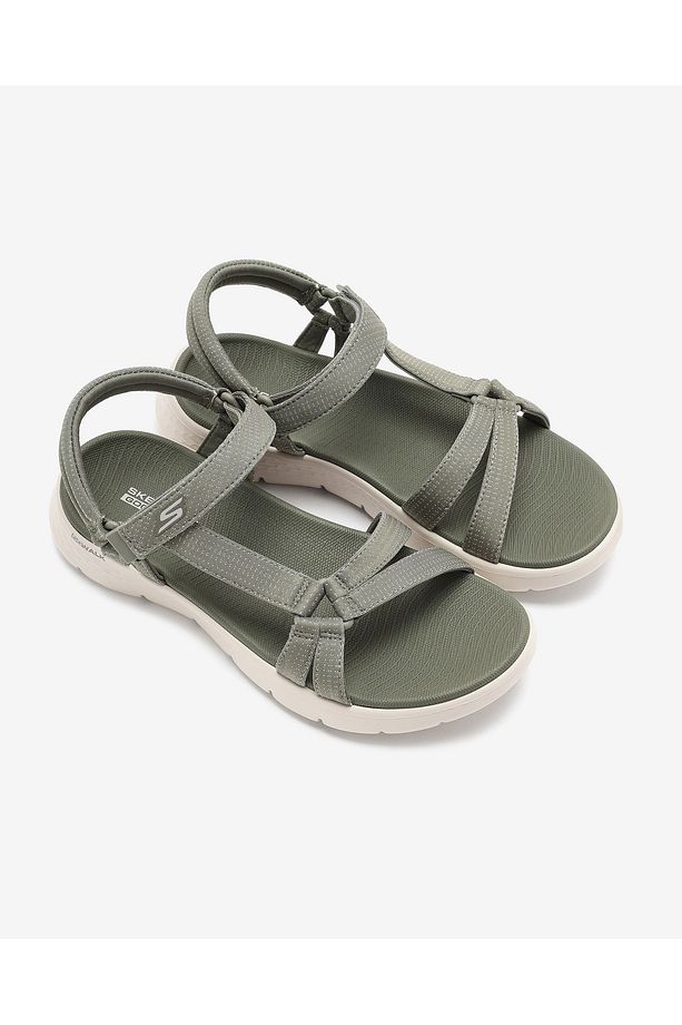 Go Walk Flex Sandal - Sublıme Kadın Haki Sandalet 141451 Olv - 6