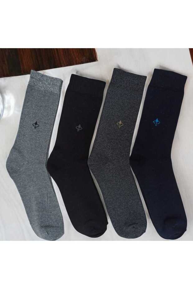 4 Pairs of Seasonal Cotton Men's Socks