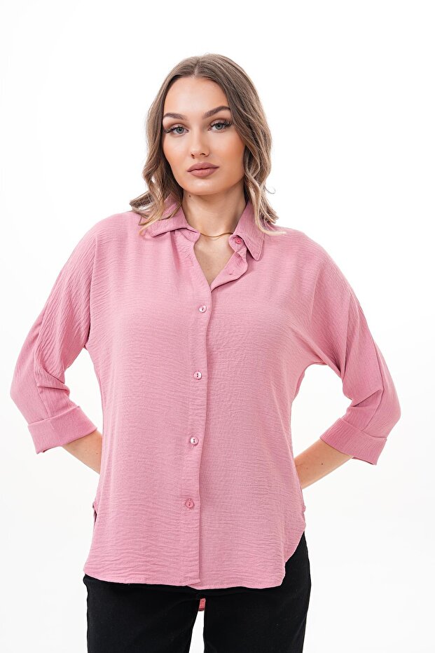 Kadın Dirsek Kol Ayrobin Gömlek 255070 - - 1