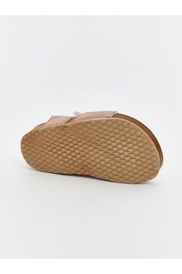 LCW STEPS Pembe Cırt Cırtlı Kız Bebek Sandalet - 4