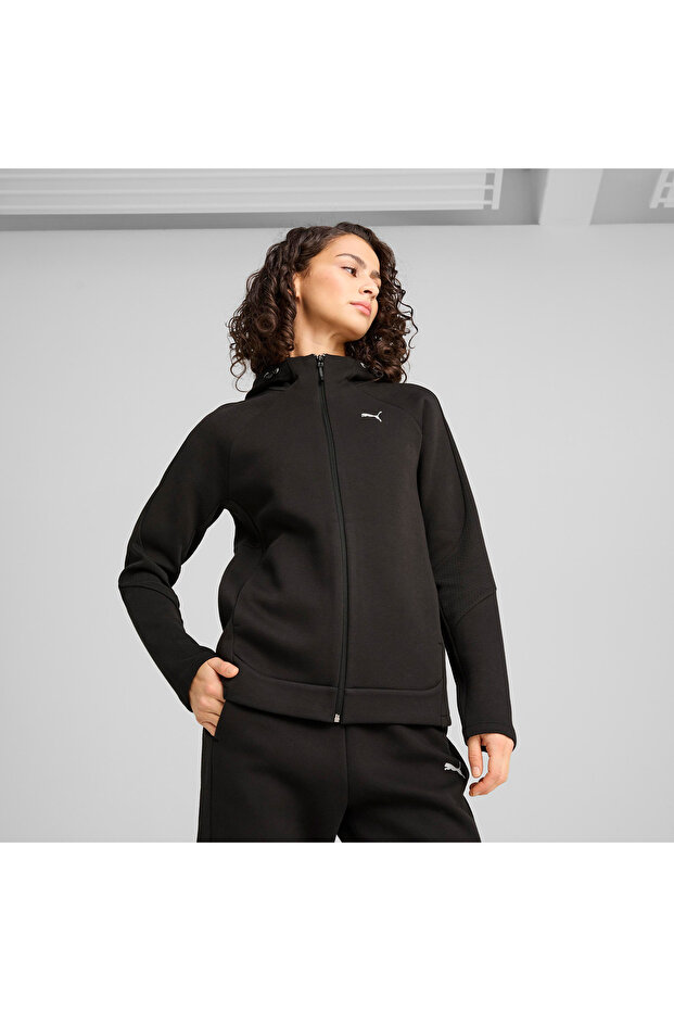 Evostripe Full-Zip Hoodie Dk Women's Jacket