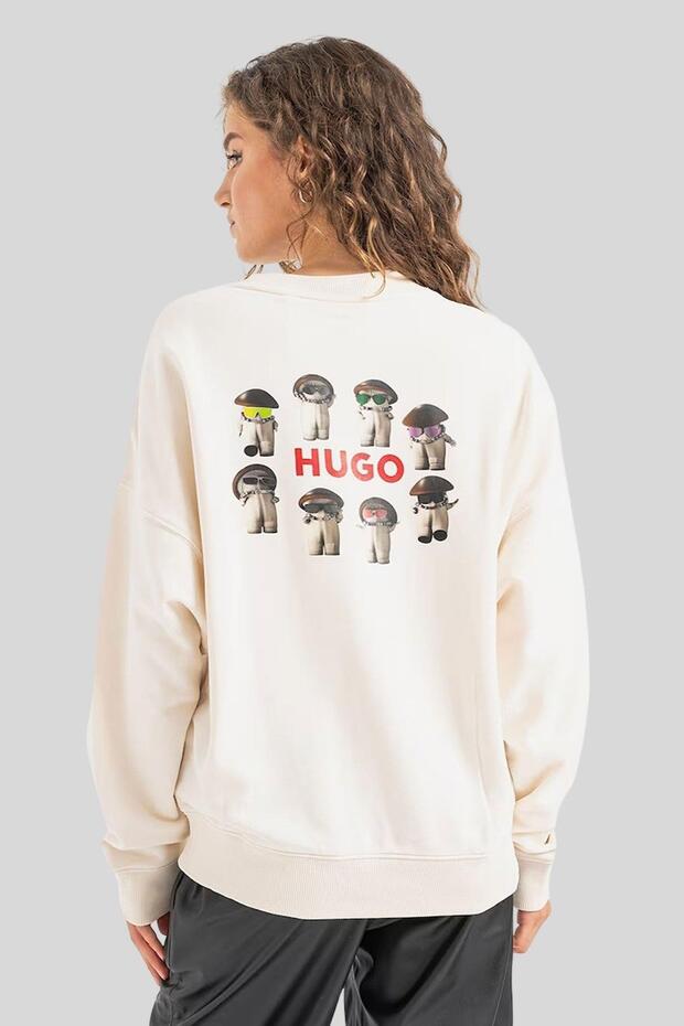 Kadın Sweatshirt Beyaz - 2
