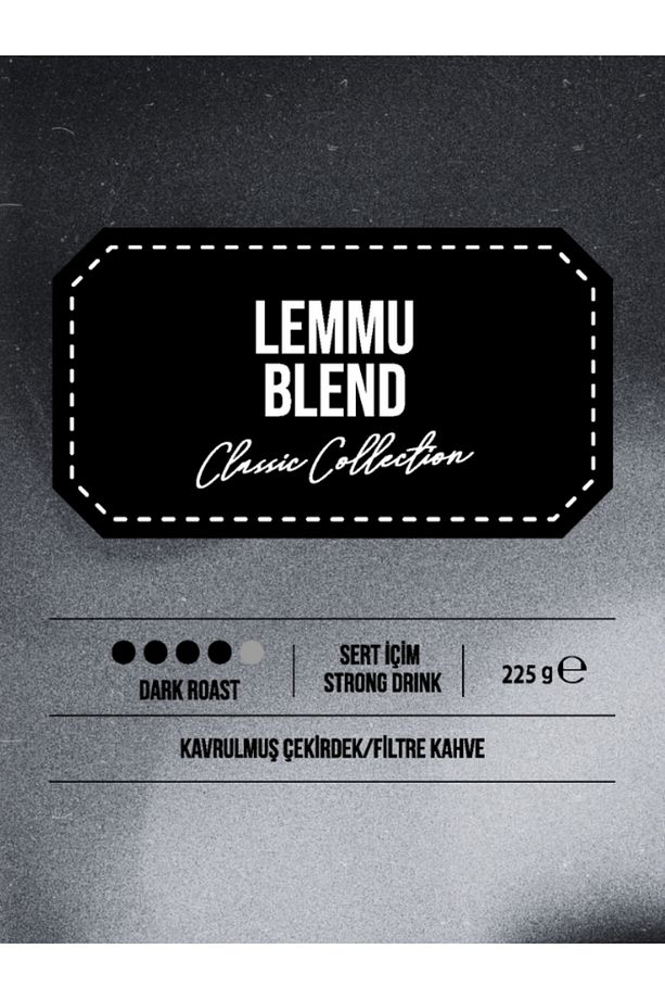Lemmu Blend Filtre Kahve, Espresso Kahve, Çekirdek Kahve 225 Gr. - 3