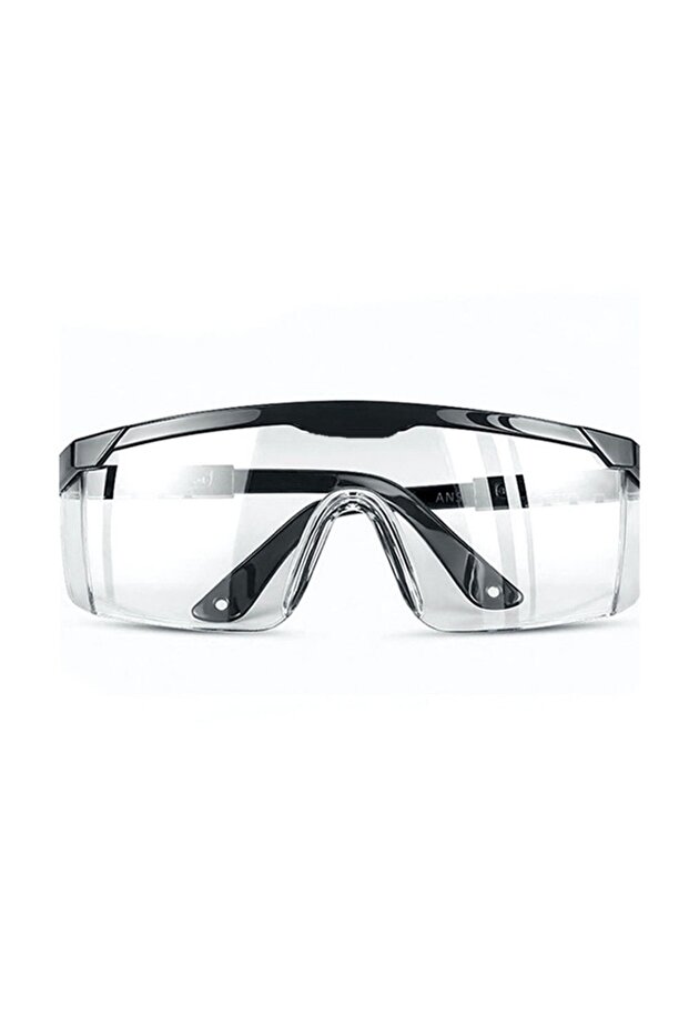 S400 Transparent Protective Work Glasses Full Protection Scratch Resistant Adjustment Handle