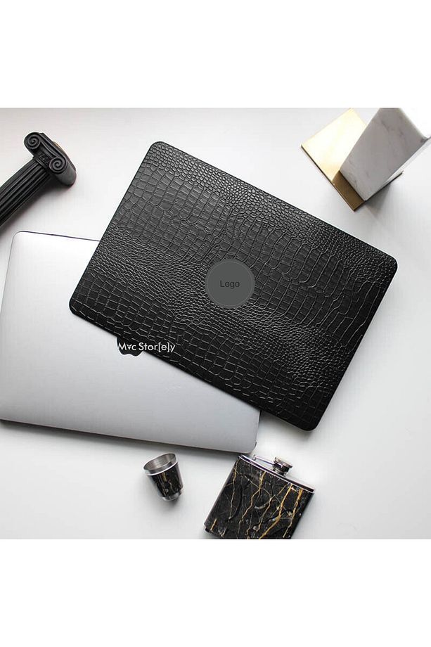 Macbook Air M1 Deri Kılıf 360 Derece Kaplama (TOUCHID'Lİ M1 AİR) A2337 A2179 A1932 Ile Uyumlu - 6