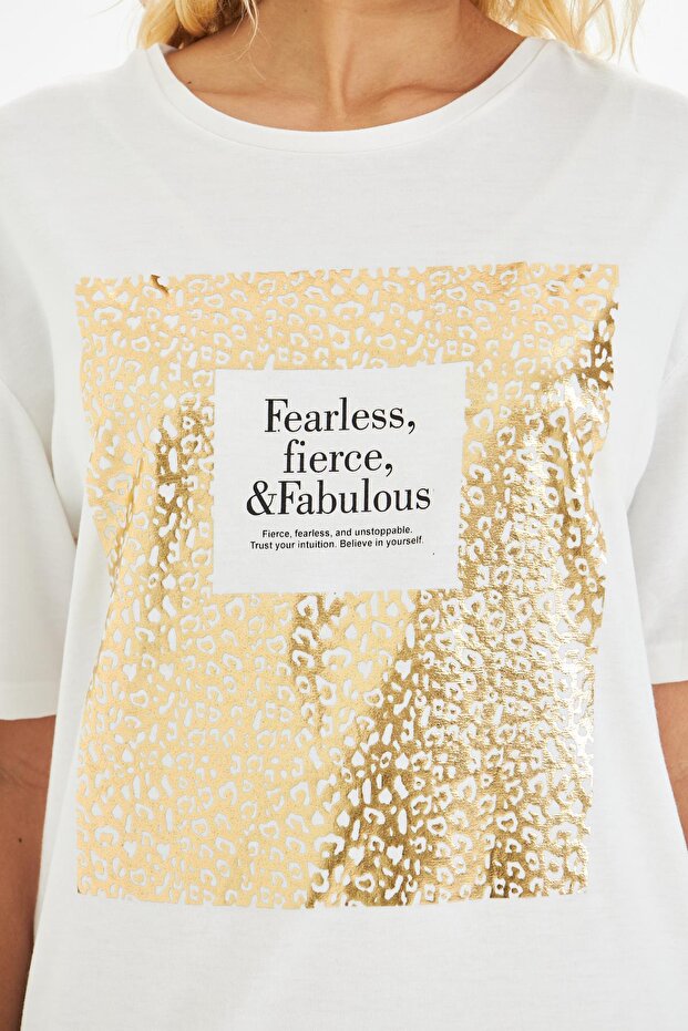 Baskılı Basic T-Shirt - 2