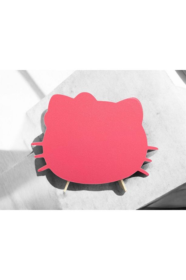 3D Pembe Hello Kitty Mini Figür Rafı Hediyelik Oyuncak Raf - 2
