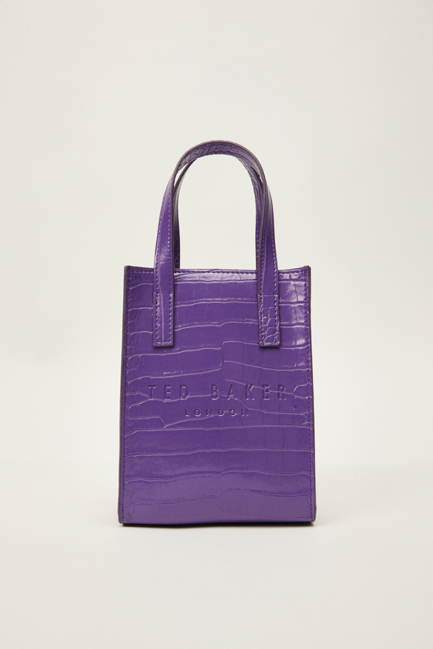 Mini Boy İkonik Croco El Çantası - 2