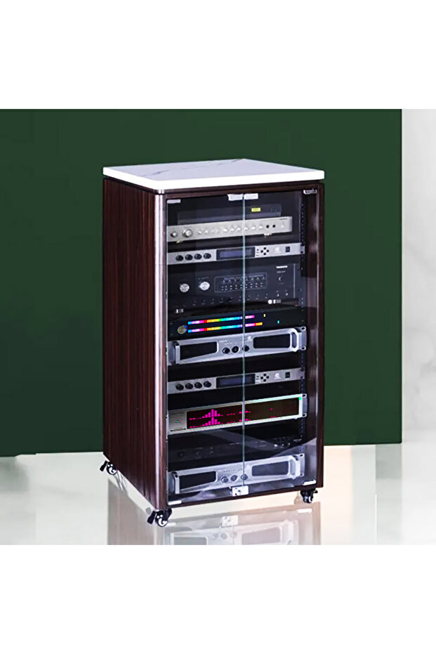 1U Audio Music Level Indicator Light LED Spectrum Display Meter Voice/Remote Control Induction Si... - 4