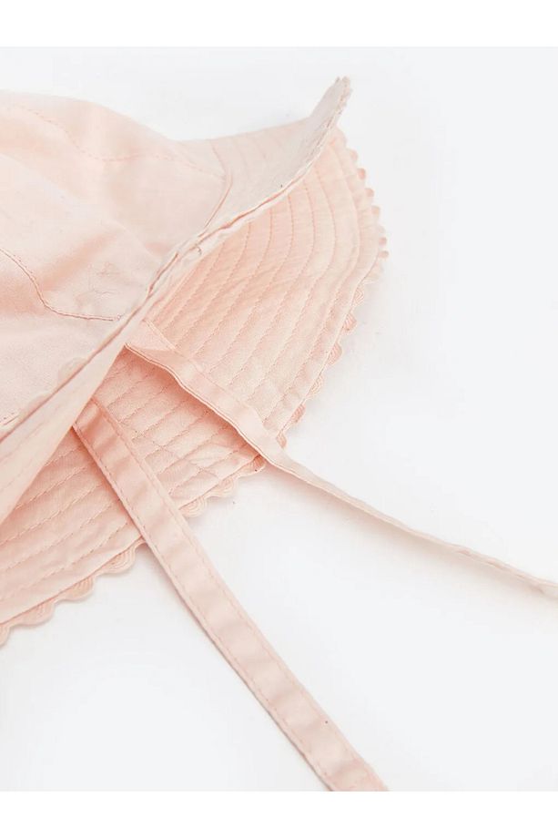 LCW baby Pembe Pamuklu Kız Bebek Bucket Şapka - 3