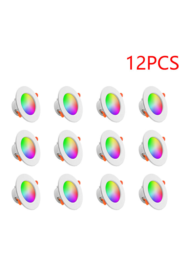 APWIKOGER 12PCS LED Downlight 1-16PCS Smart LED Downlight LED Ceiling Recessed Down Light Dimmmable
