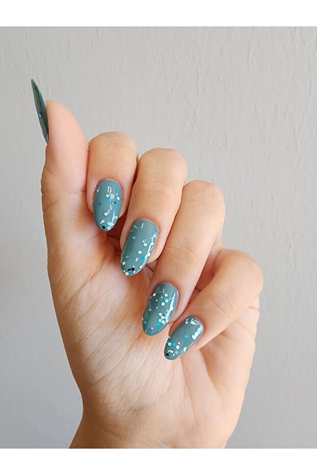 Glitter Simli Oje Beyaz No:5 - 4