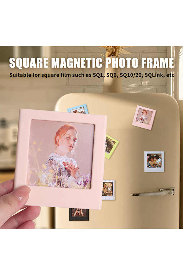 6 pcs 6pc Magnetic Frames Suitable for Fujifilm Instax Square SQ1 SQ6 SQ10 SQ40 SQ20 Camera,SQ Link