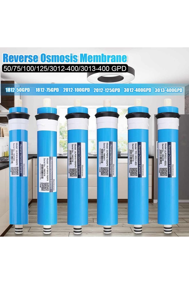 75GPD Home Kitchen Reverse Osmosis RO Membrane Replacement System Water Filter Purifier Water Drinki