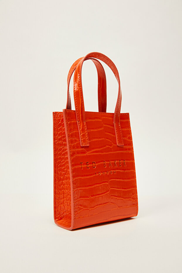 Mini Boy İkonik Croco El Çantası - 4