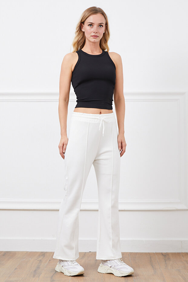 İspanyol Paça Modal Pantolon - 2