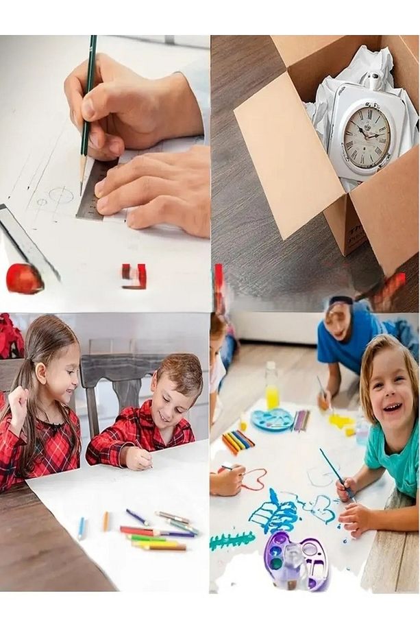 Rulo Resim Kağıdı 1 Adet Genişlik 45 cm Uzunluk 30 Metre Resim Masası  Uyumlu  Plotter - 3