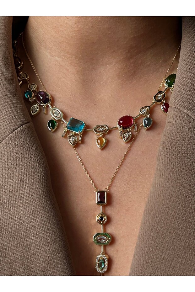 Premium Seri Renkli Kolye - 1