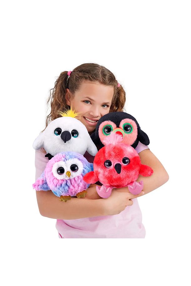 Konuşulanı Tekrar Eden Elektronik Evcil Hayvan Dev Sürpriz Yumurta Pets Alive Chirpy Birds 24 Cm - 1