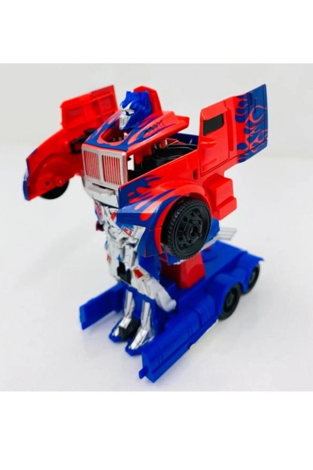 Transformers Robota Dönüşen Çek Bırak Çarpınca Robot Olan Oyuncak Arabalar 2'li Set - 5