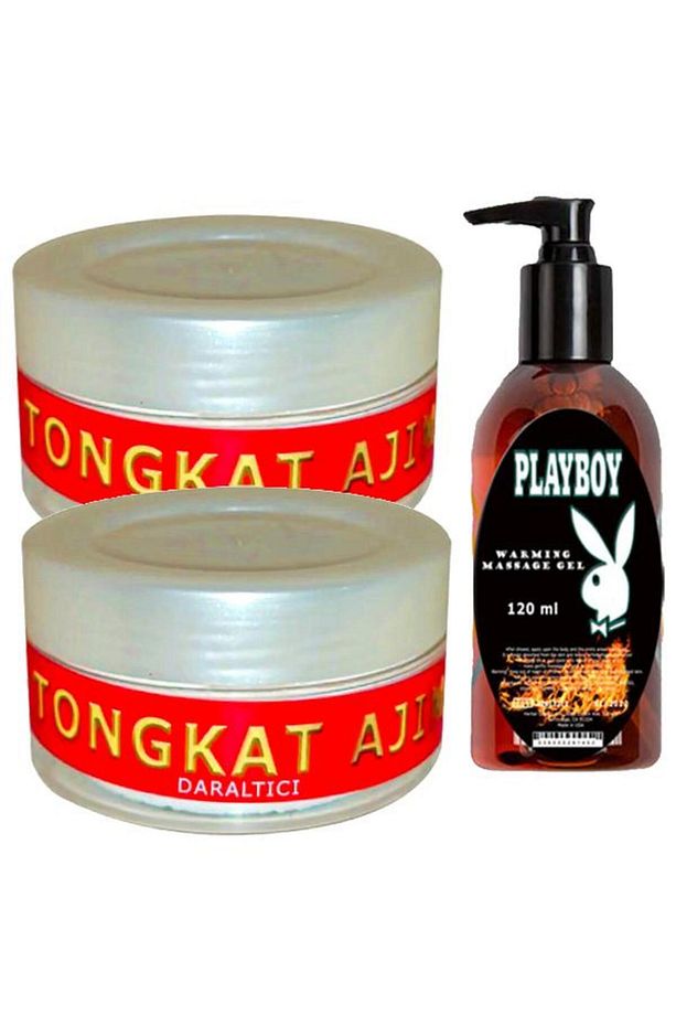 Tongkat Ajimat Madura Bakım Masaj Kremi 50 ml X 2 adet - Isıtıcılı Masaj Yağı ile 120 ml - 1