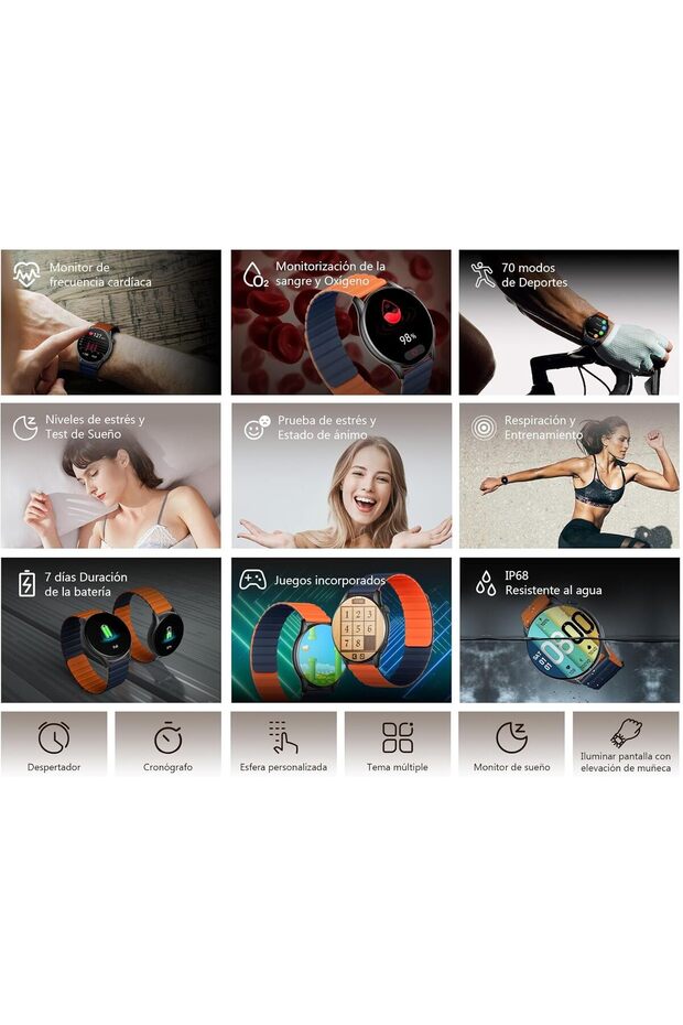 KIESLECT Calling Watch Kr Pro Black - 8