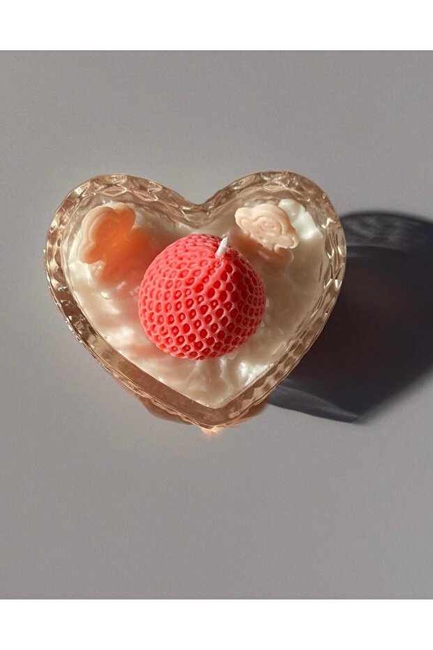 Dev Çilekli Pasta Mum - 2