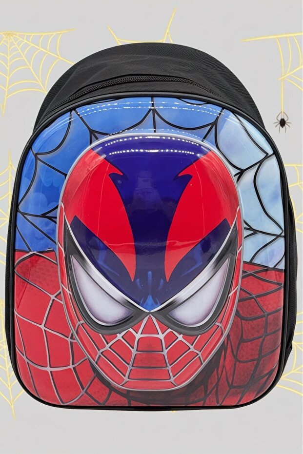 2-6 Years Old Kindergarten Nursery Spiderman 5D Embossed Children's Daily Backpack and School Bag