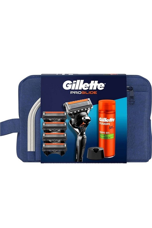 Proglide 1 Makine + 5 Adet Yedek Tıraş Bıçağı +Stand +200 ML Fusion Jel +Çanta - 2