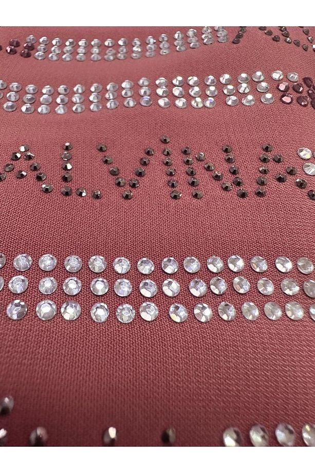 TAŞ İŞLEMELİ YANI YIRTMAÇLI UZUN TUNİK 43521 - 5