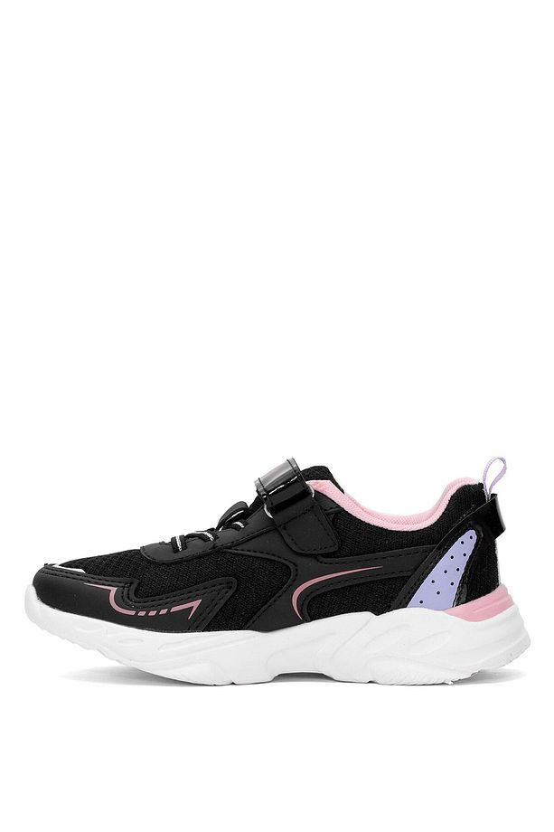 101945228 5P Frofe F 5FX Filet Kız Çocuk Klasik Sneaker Siyah - Pembe - 3